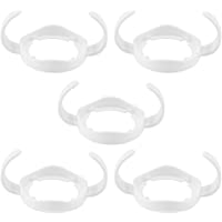 Los mejores  - OurLeeme 5 Paquetes Soportes de biberones de lactancia- fácil agarre Empuñadura de plástico Agarradera de biberón ancho…